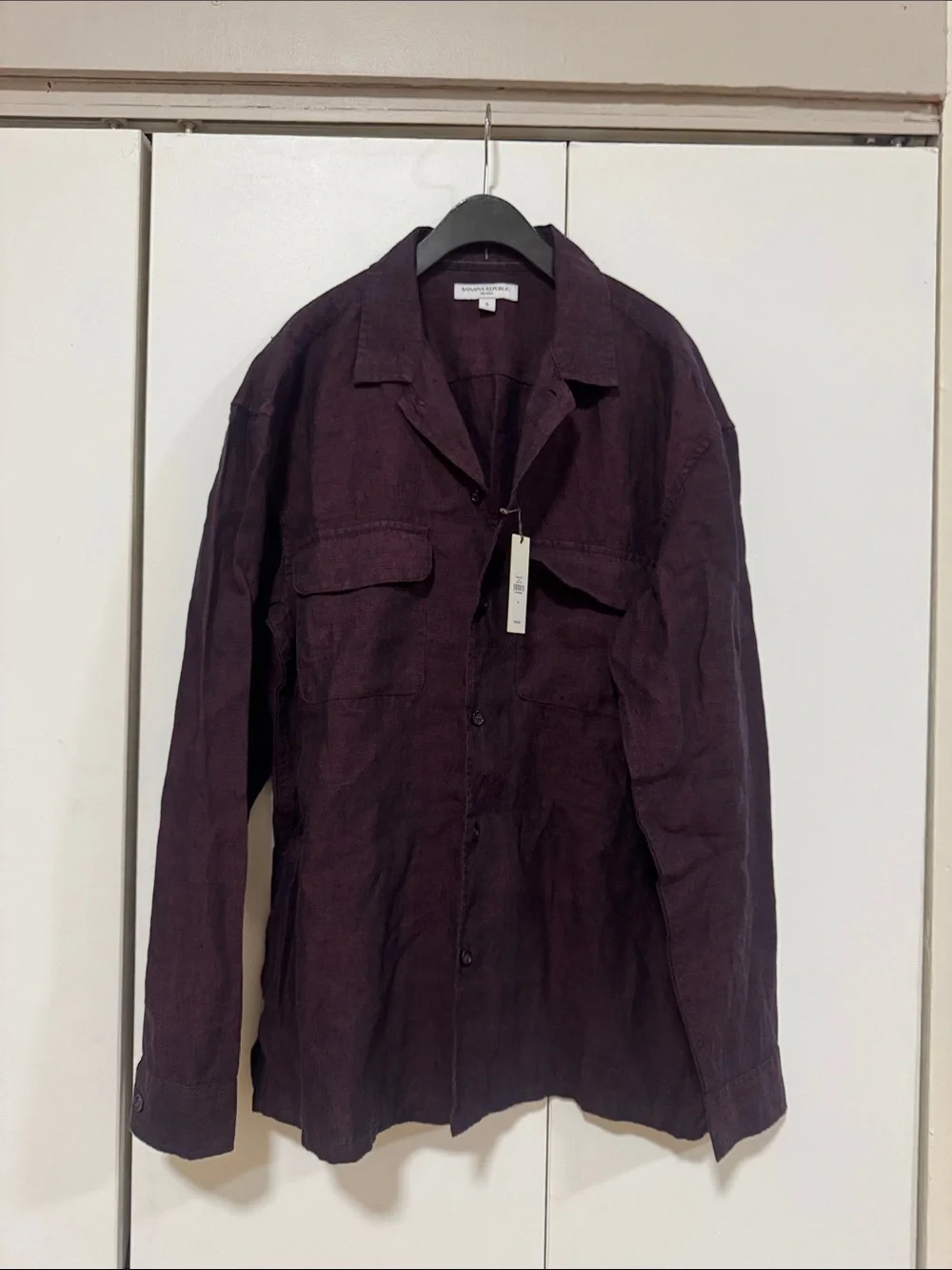 Banana Republic RELAXED-FIT LINEN RESORT SHIRT